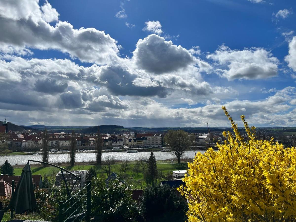 Das Ferienhaus Mit Aussicht Pirna Eksteriør billede